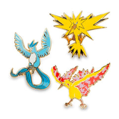 Articuno, Zapdos & Moltres Pokémon Pins (3-Pack)