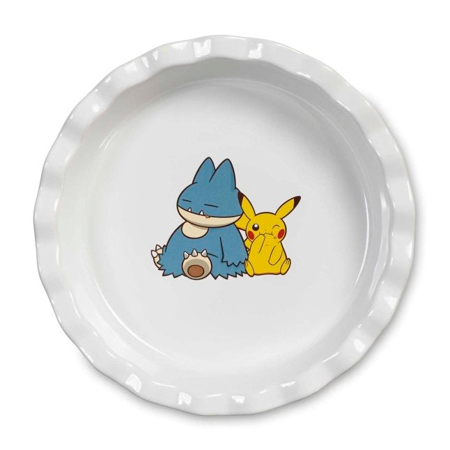 Pikachu & Munchlax Pokémon Holiday Pie Dish