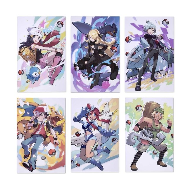 Pokémon Trainers Posters (Set B) (6-Pack)