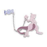 Mewtwo with Rare Candy Pokémon Held Item Pin