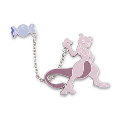 Mewtwo with Rare Candy Pokémon Held Item Pin