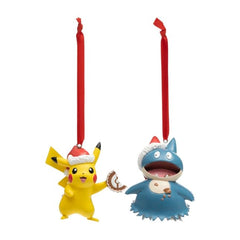 Pikachu & Munchlax Cookie Treat Pokémon Holiday Ornaments (2-Pack)