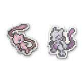 Mewtwo & Mew Pokémon Pixel Pins (2-Pack)