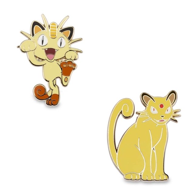 Meowth & Persian Pokémon Pins (2-Pack)
