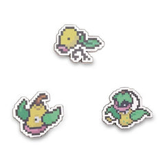 Bellsprout, Weepinbell & Victreebel Pokémon Pixel Pins (3-Pack)
