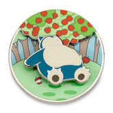 Snorlax Snack & Nap Pokémon Spinning Scenes Pin
