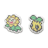 Sunkern & Sunflora Pokémon Pixel Pins (2-Pack)