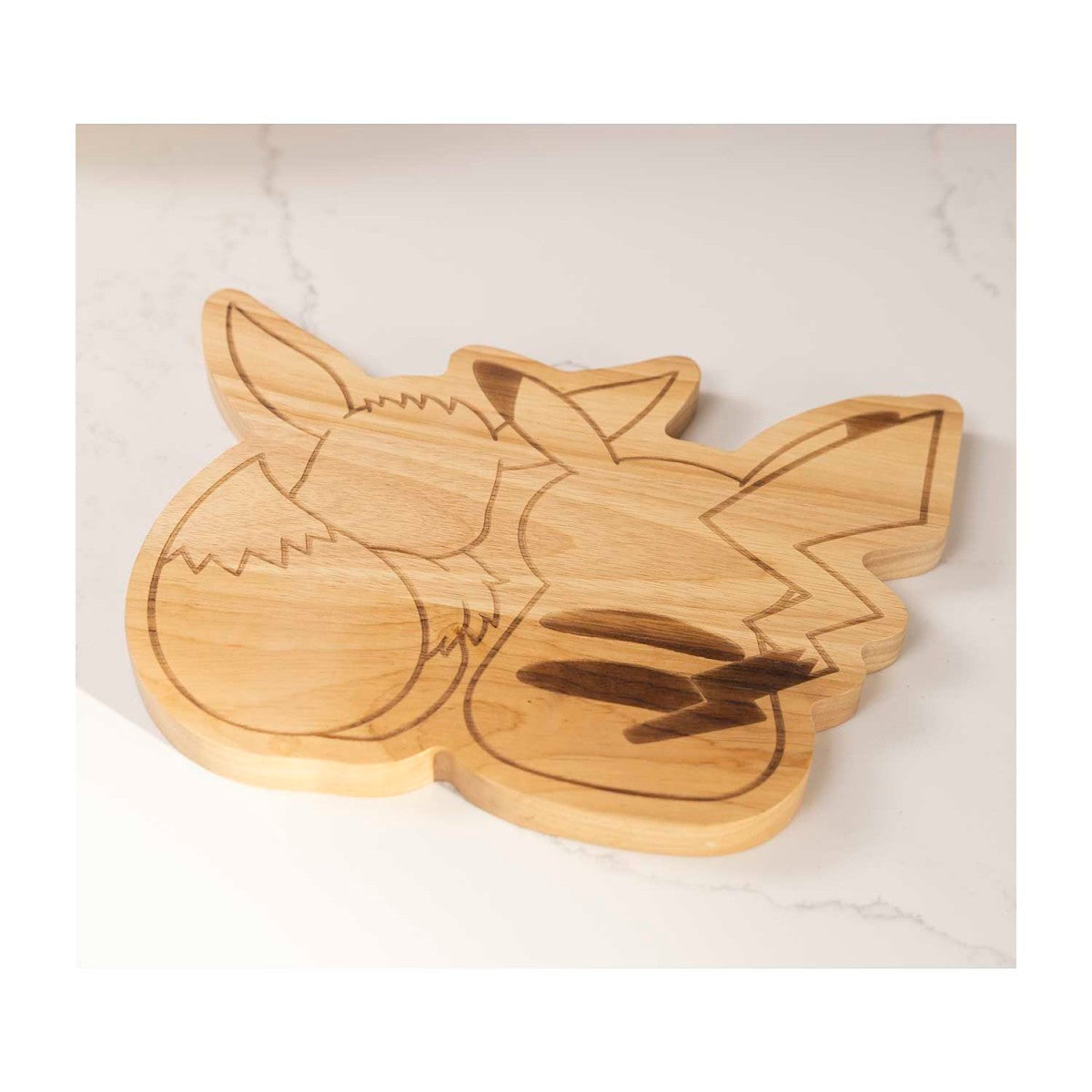 Pikachu & Eevee Pokémon Kitchen Wooden Cutting Board