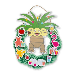 Pokémon Holiday Pins & Wood Wreath Bundle