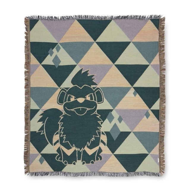Growlithe Pokémon Home Accents Jacquard Throw Blanket