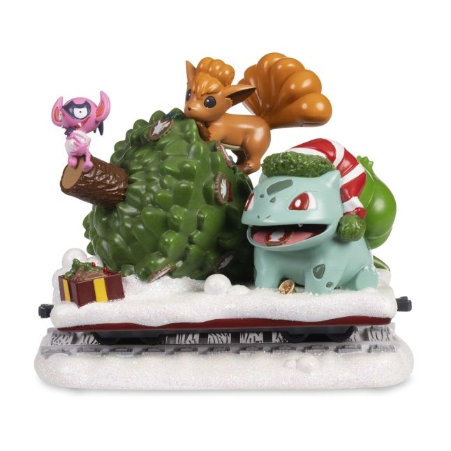 Snowy Fun Tree Flatcar Figure