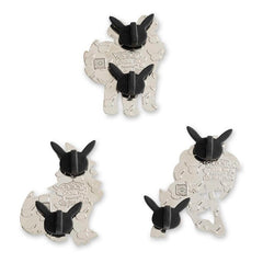 Rockruff & Lycanroc Pokémon Pins (3-Pack)