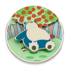 Snorlax Snack & Nap Pokémon Spinning Scenes Pin