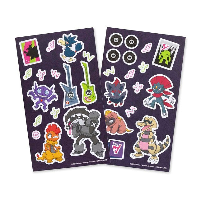Elemental Ateliers: Dark Types Sticker Sheets (2-Pack)