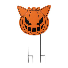 Pumpkin Gengar Pokémon Halloween Metal Yard Sign